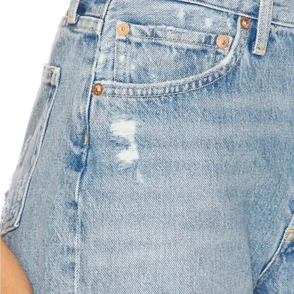 AGOLDE Parker vintage Jean shorts Festival Denim size 28 - Picture 10 of 15